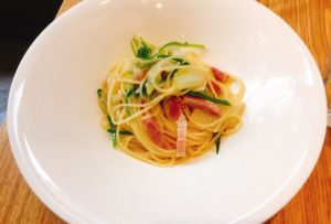 ランチセットのパスタです
