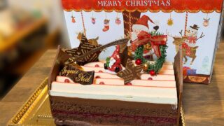 野々市のショコラトリー「サンニコラ」の濃厚チョコクリスマスケーキ♪