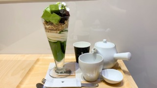 和カフェ「ナナズグリーンティー」抹茶パフェ＆ほうじ茶でほっこり♪