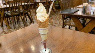 金沢大野町・糀パーク「ひしほ蔵」の醤油ソフトクリーム