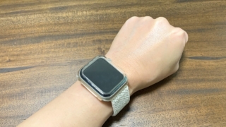 Apple watchの非純正ブレイデッドソロループバンド！付け心地とかサイズ感とか