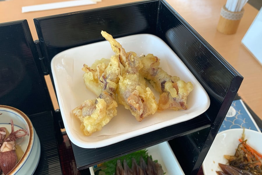 ホタルイカの天ぷら