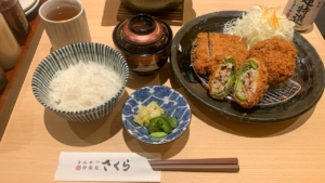 とんかつ神楽坂さくらの定食