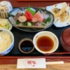 陣笠のお刺身ランチ