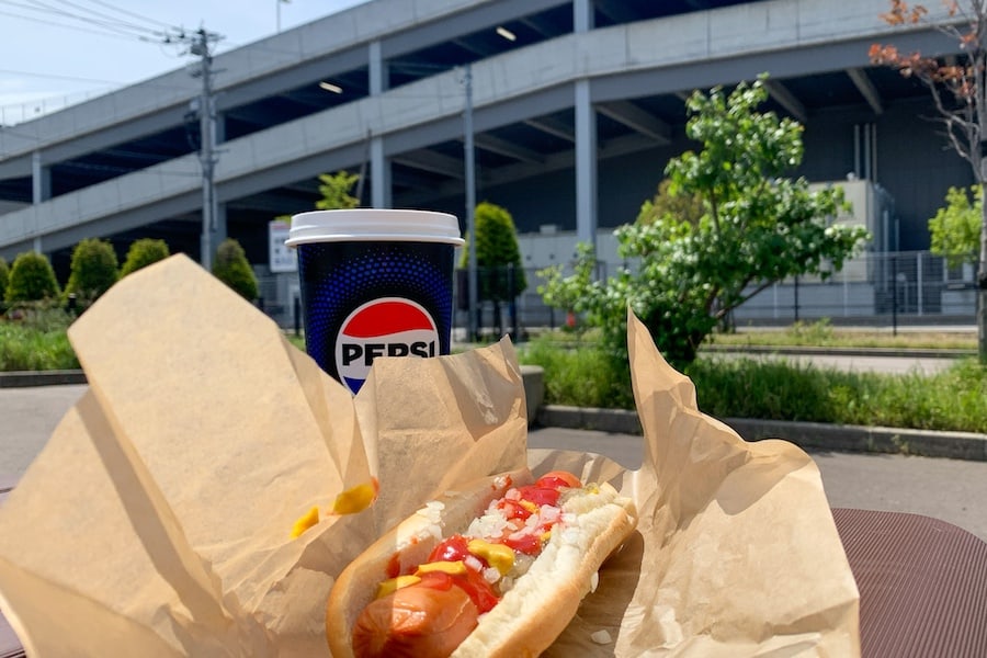 コストコのホットドッグ